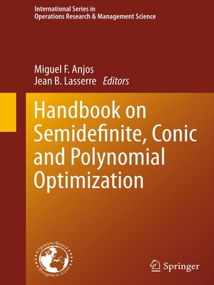 cover image of Handbook on Semidefinite, Conic and Polynomial Optimization